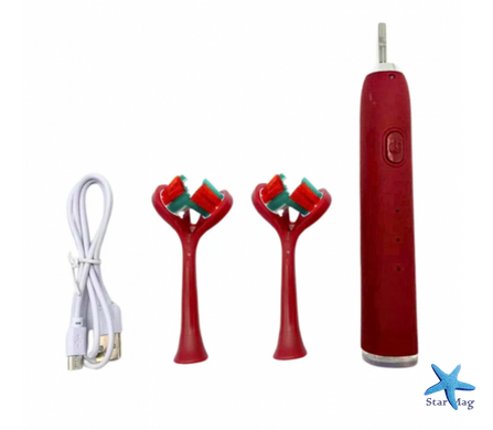 Акумуляторна зубна щітка Electric Toothbrush Best New з подвійною головкою ∙ Ефективна зубна щітка Electric Toothbrush