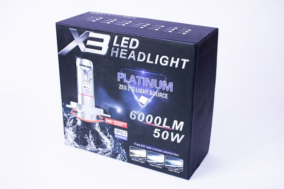 Х3-H11 Автомобильные ветодиодные LED лампы Коплект автоламп