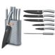 Набір кухонних ножів EDENBERG EB-11028, 5 предметів у підставці-колоді