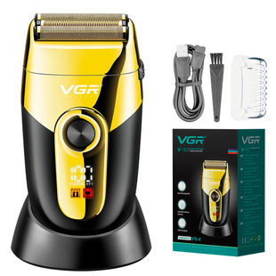 Триммер для волос VGR V-383 &bull; Аккумуляторная машинка для стрижки Hair Clippers V-383, шейвер для бороды, усов и окантовки