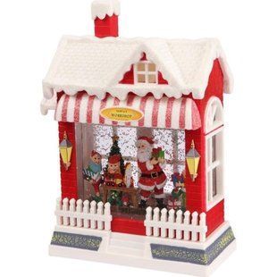 Новогодний LED ночник XMAS WDL-24058 Рождественский магазин ∙ Ночник XMAS WDL-24058 с музыкальным эффектом и снежным вихрем
