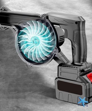 Повітродувка акумуляторна бездротова BLOWER 2 в 1 Повітроход і Пилосос з мішком-пилозбірником