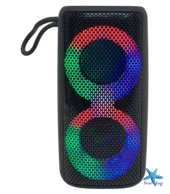 Портативна колонка MB-041 9150 Bluetooth з підсвічуванням∙ Колонка бездротова NB 041 з підсвічуванням і світловою музикою LED