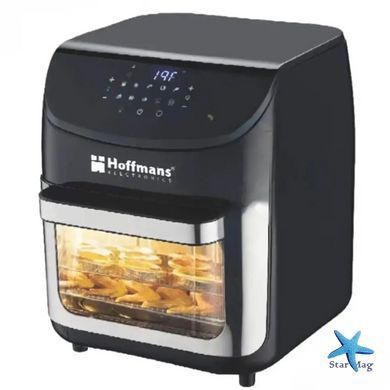 Аэрофритюрница Hoffmans HM-782 15 л &bull; Многофункциональный аэрогриль с конвекцией, жаркой и грилем