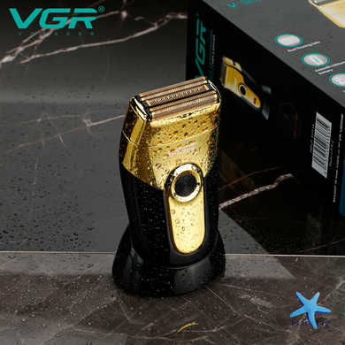 Триммер для волос VGR V-383 &bull; Аккумуляторная машинка для стрижки Hair Clippers V-383, шейвер для бороды, усов и окантовки