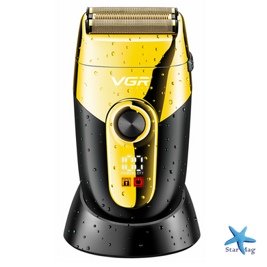 Триммер для волос VGR V-383 &bull; Аккумуляторная машинка для стрижки Hair Clippers V-383, шейвер для бороды, усов и окантовки