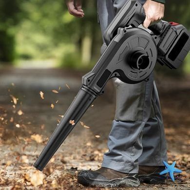 Повітродувка акумуляторна бездротова BLOWER 2 в 1 Повітроход і Пилосос з мішком-пилозбірником