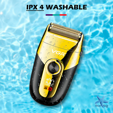 Триммер для волос VGR V-383 &bull; Аккумуляторная машинка для стрижки Hair Clippers V-383, шейвер для бороды, усов и окантовки