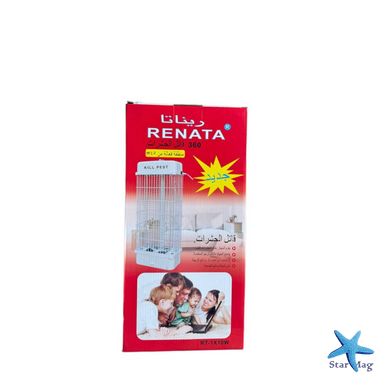 Москитная лампа от сети Renata Electric Insect Killer RT1X10W, 10 Вт · Электрическая ловушка - уничтожитель насекомых