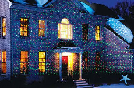 Лазерный проектор Star Shower metal для дома с пультом Световая установка Новогодняя подсветка дома