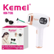 Фотоэпилятор Kemei KM-7106 белый &bull; Домашний IPL-эпилятор для удаления волос на лице, ногах, руках, теле, подмышках и зоне бикини