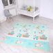 Детский развивающий игровой коврик раскладной 200*180 см / Термоковрик для детей Folding baby mat