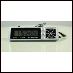 Автомобильные часы с термометром и будильником vst 7066 CG10 PR2