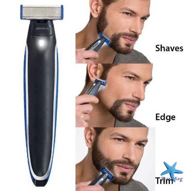 Триммер Micro Touch Solo машинка для стрижки бороды 3 в 1 бритва мужская CG21 PR3