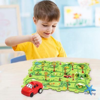 Развивающая игрушка-пазл 5PCS Rail Car для детей ∙ Пазл для детей 5PCS Rail Car
