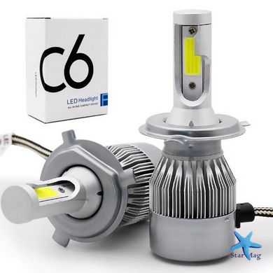 C6-H4 Автомобільні світлодіодні Led лампи універсальні, ближнє/дальнє світло