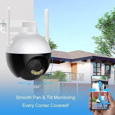 Поворотная видеокамера CAMERA Ap ICSEE 6 MP + Блок питания ∙ 360 Камера 6МП IP N18-6MP