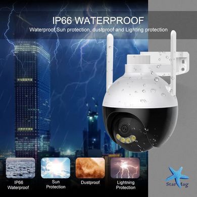 Поворотная видеокамера CAMERA Ap ICSEE 6 MP + Блок питания ∙ 360 Камера 6МП IP N18-6MP