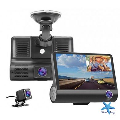 Автомобильный видеорегистратор 3 камеры XoKo DVR-300 Full HD 1080P