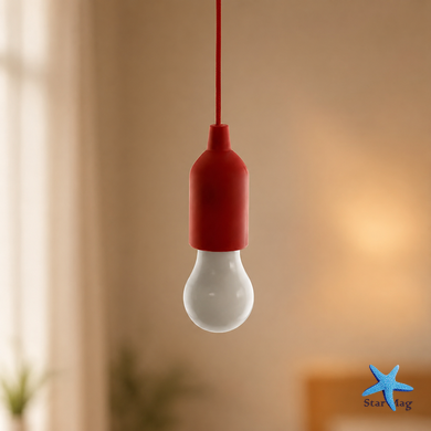 Ліхтар-лампочка BAILONG BL-15418 &bull; Підвісний LED-ліхтар BAILONG BL-15418 на шнурку та 3 батарейках AAA для дому й кемпінгу
