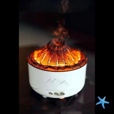Ультразвуковой увлажнитель воздуха Вулкан · Диффузор с эффектом пламени и подсветкой, 360 мл