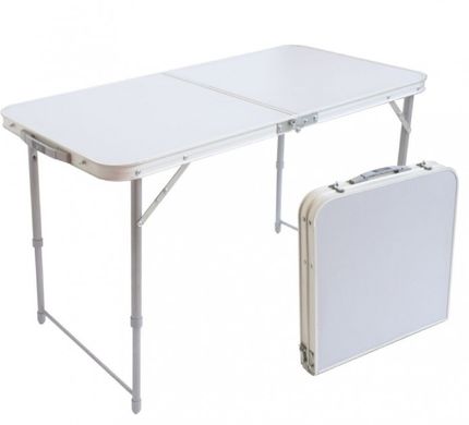 Раскладной стол чемодан для пикника, рыбалки, кемпинга 120 на 60 см с 4 стульями Folding Table PR5