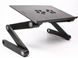 Столик - підставка для ноутбука з активним охолодженням Laptop Table T8 стіл-трансформер + 2 кулери