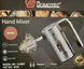 Миксер ручной кухонный DOMOTEC MS-R-6693 600W для взбивания и смешивания &bull; Электрический миксер DOMOTEC MS-R-6693 с насадками для теста и крема