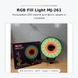Світлодіодна LED лампа MJ-261 кільцева RGB 26 см з USB підключенням &bull; Кільцева лампа MJ-261 для фото, відео, селфі, стримів, TikTok і зйомки контенту