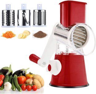 Овощерезка Tabletop Drum Grater Kitchen Master MINI 806 для кухни ∙ Компактная механическая тёрка Master MINI 806