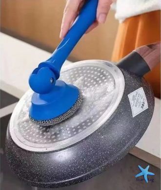 Щітка з довгою ручкою для чищення посуду BRUSH ∙ Скребок для посуду з ручкою BRUSH 4-20-600