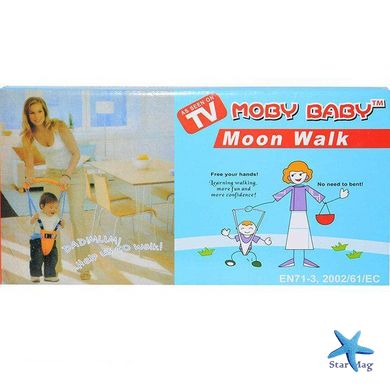 Віжки - ходунки для дитини Moby Baby повідець - підтримка малюка
