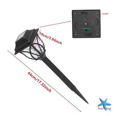 Уличные солнечные светодиодные светильники для дорожек и дворов IP44 &bull; Садовые светильники на солнечной батарее