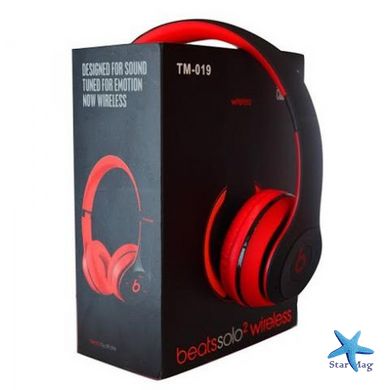 Наушники Beats Solo2 HD Bluetooth Tm-019 с MP3, FM радио, гарнитура (красные) CG08