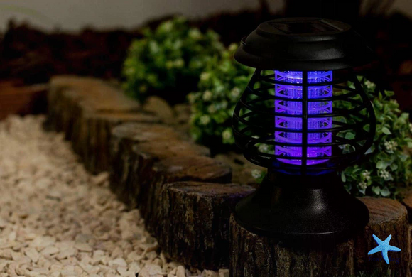 Світильник садовий антимоскітний Bug Zapper &bull; Вуличний LED світильник-пастка від комарів і літаючих комах для саду, дачі, тераси та альтанки