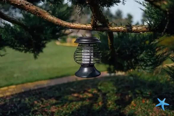 Світильник садовий антимоскітний Bug Zapper &bull; Вуличний LED світильник-пастка від комарів і літаючих комах для саду, дачі, тераси та альтанки