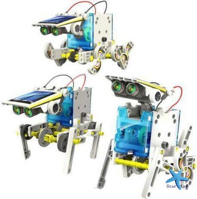 Робот-конструктор Solar Robot 13 в 1 на сонячній батареї