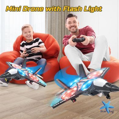 Іграшка-літак на радіокеруванні Fighter Plane KS-198 RC 4X 2.4GHz ∙ RC дрон-літак Fighter Plane RC 4X з LED-підсвіткою та трюками 360&deg;