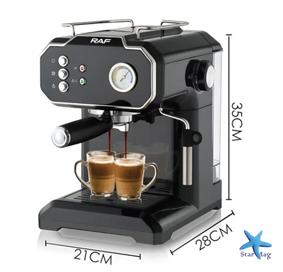 Кофемашина RAF R.104W 1.8L элегантный вкус кофе ∙ Кофеварка RAF R-104B электрическая 2 л 850 Вт с системой антикапля