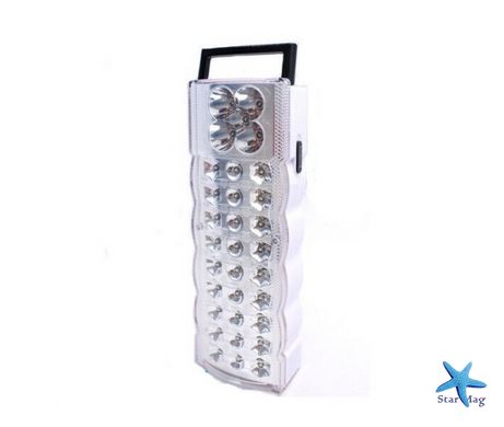 Аккумуляторный фонарь YJ-6806 ∙ Светодиодная аварийная лампа 27+5 LED
