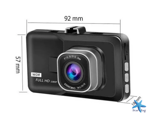 Автомобільний відеореєстратор Car Camera XL-5557 з сенсорним екраном ∙ Відеореєстратор для авто Q06 T626-2 з Full HD записом