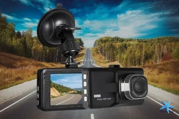 Автомобільний відеореєстратор Car Camera XL-5557 з сенсорним екраном ∙ Відеореєстратор для авто Q06 T626-2 з Full HD записом