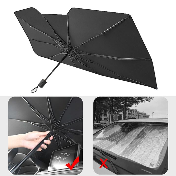  шторка – зонт на лобовое стекло в авто ∙ Автомобильный .