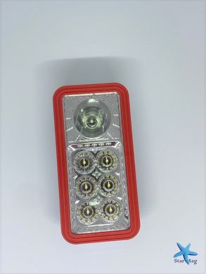 Аварійна світлодіодна лампа YJ-8682 Акумуляторний ліхтар 32+7 LED