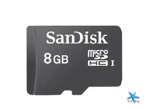 Карта памяти SanDisk MicroSD 08GB10 with Adapter