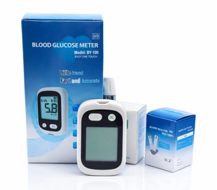 Глюкометр + 50 тест-полосок Glucose Meter BY-100 ∙ Глюкометр Glucose Meter BY-100 для измерения уровня глюкозы