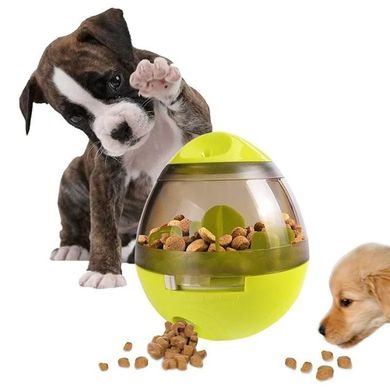 Іграшка для домашніх тварин Eating Sport Дозатор склянка з отвором для їжі диспенсер корму тварин