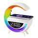 Смарт-лампа G-Smart G-11 RGB 4в1 &bull; Настільна лампа-нічник G-Smart G-11 з Bluetooth-колонкою, будильником і бездротовою зарядкою 15 Вт