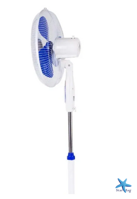 Вентилятор підлоговий FAN FS-1619 Портативний домашній вентилятор з регульованою висотою, 3 швидкості