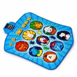 Музыкальный коврик Dancing Challenge Playmat &bull; Детский интерактивный танцевальный коврик со звуком, Bluetooth, подсветкой, режимами игры и уровнями сложности